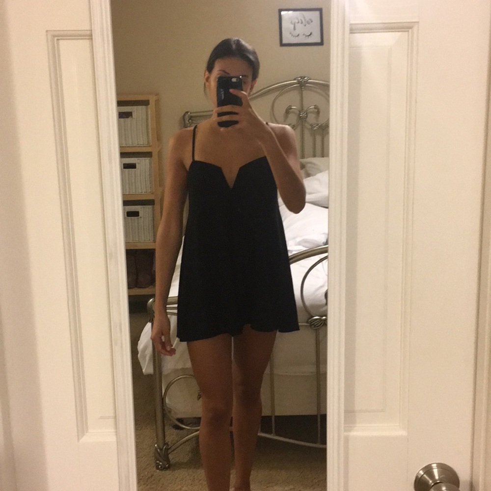 The Fifth Label Black Flowy ROMPER